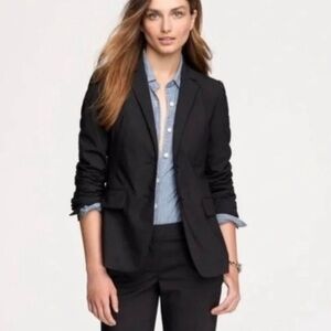 J. Crew Black Wool Super 120s Blazer Style‎ 23346
